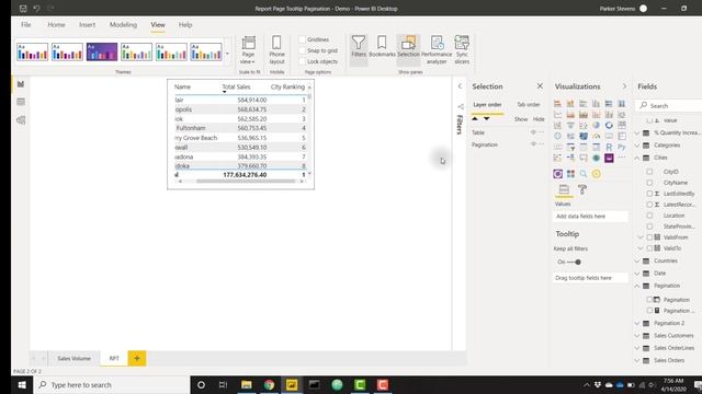 Power BI - Paginated Report Page Tooltips смотреть онлайн