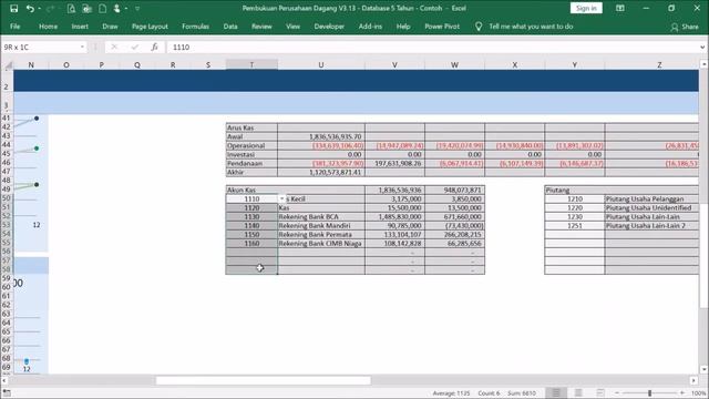 Akuntansi Excel Terpadu #10 : Grafik Keuangan Perusahaan смотреть онлайн