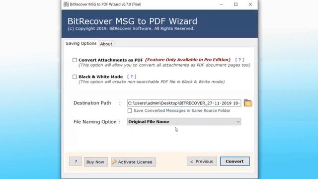 Экспорт MSG в PDF Batch смотреть онлайн