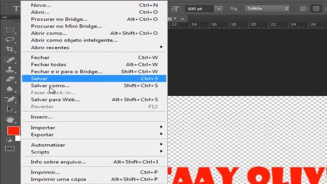 Como fazer texto com fundo PNG (transparente) PhotoShop CS6 смотреть онлайн