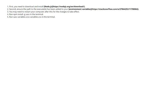 Trying a scss file to css by using terminal, sass doesn't work (2 answers) смотреть онлайн