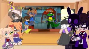 The Afton family reacts to Michael memes (remake) ⚠️READ DESC⚠️ ||blood and small flash warning||