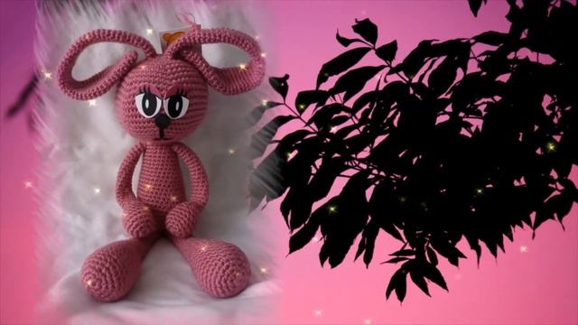 Моя работа. Игрушки вязаные крючком. Ягодный Зайка (злюка) смотреть онлайн