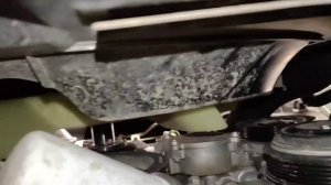 Mitsubishi Pajero Sport 3 свист и замена ролика натяжителя ремня