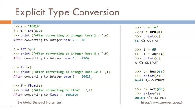 #7 Python Tutorial for Beginners | Type Casting | Type Conversion in Python смотреть онлайн