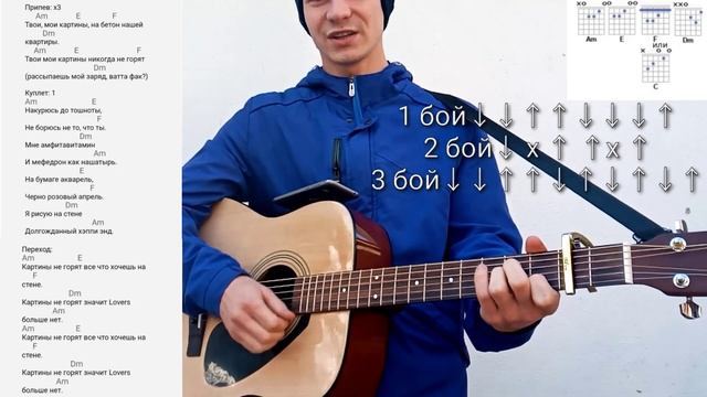 МУККА – НЕ ГОРЯТ: Как играть на гитаре без баррэ, аккорды, разбор песни + cover смотреть онлайн