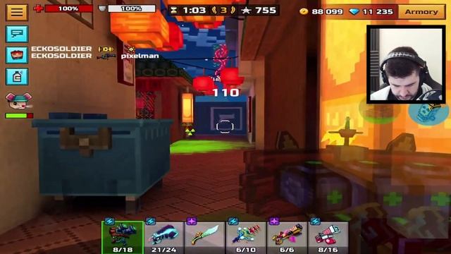 Is The Three-Barrels Cannon is the best Shotgun in Pixel Gun 3D? смотреть онлайн