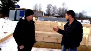 Дом из двойного бруса. Технология. Свойства.