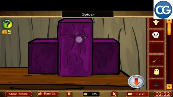 [Walkthrough] 501 Free New Escape Games level 154 - Eerie room escape - Complete Game