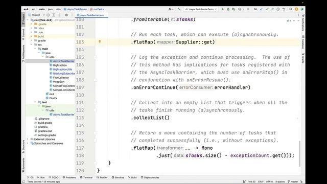 Implementing the AsyncTaskBarrier Framework Using Project Reactor (Part 2) смотреть онлайн