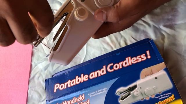 The Handheld Sewing Machine Portable And Cordless