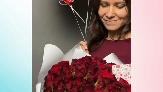 Набор размер ХХL с букетом 101 красная роза Кения (50 см) смотреть онлайн