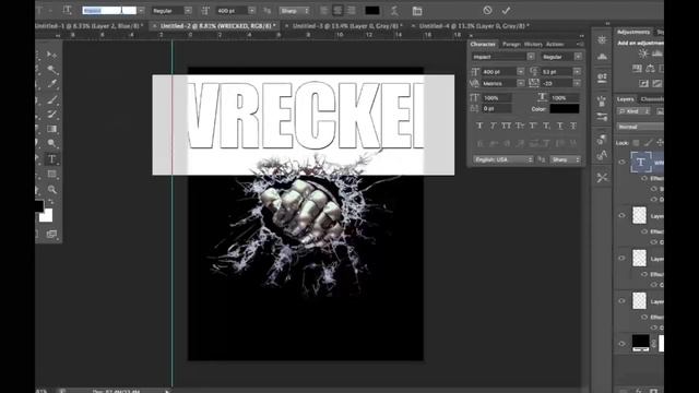 Making a Bitmap RGB design in Photoshop смотреть онлайн