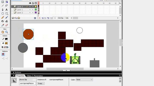 делаем игру танки на Flash 8 часть2 3d эффекты в ActionScript смотреть онлайн