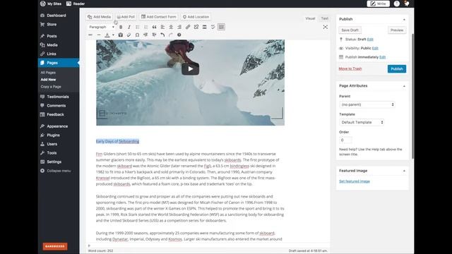 Fortune WordPress Theme: Setting Up Full Width Page Template смотреть онлайн