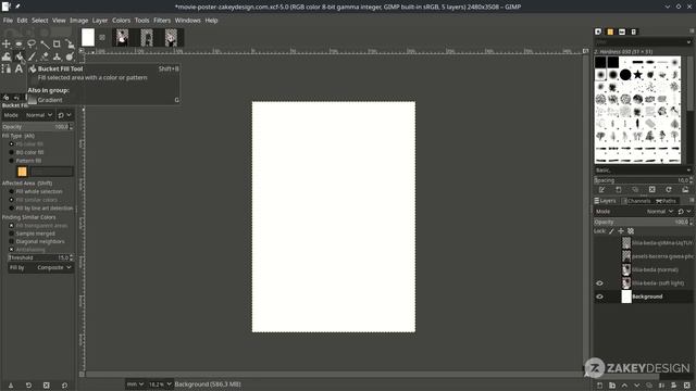 GIMP Tutorial: Movie Poster Design with Double Exposure in GIMP смотреть онлайн