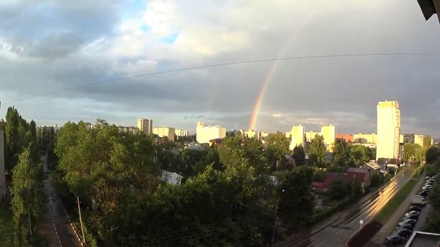 Радуга во время дождя. смотреть онлайн