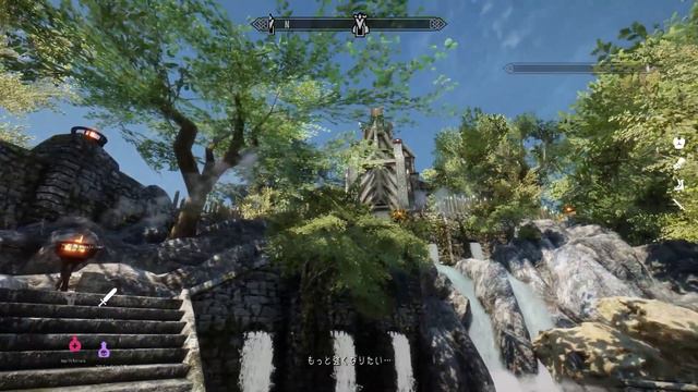 【Skyrim】おすすめの街緑化MOD(Skyrim Best graphics Town Mods) смотреть онлайн