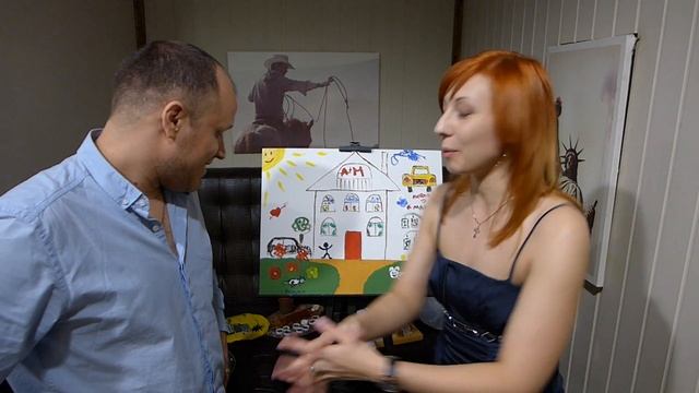 Свадебная картина - оригинальный подарок молодоженам! смотреть онлайн