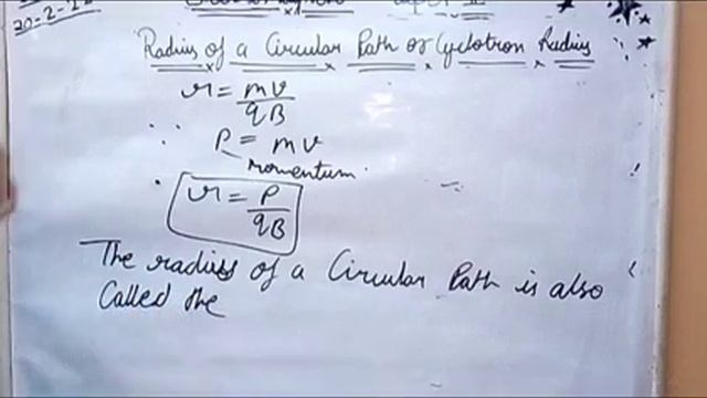 book Electromagnetic, explanation or detail of radius of a circular path and cyclotron radius смотреть онлайн