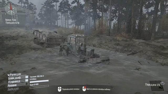 Spintires: MudRunner. Обзор мода МТЗ-82 Series смотреть онлайн