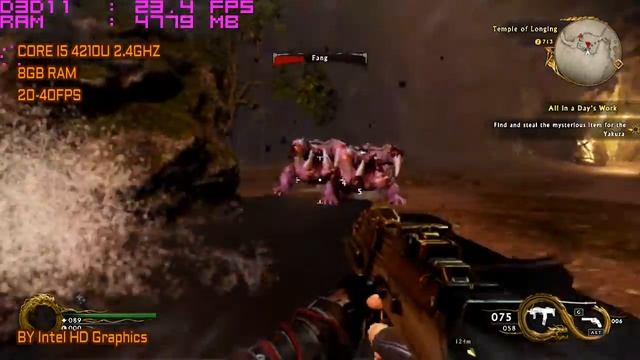 Shadow Warrior 2 on Intel HD Graphics 4400 смотреть онлайн