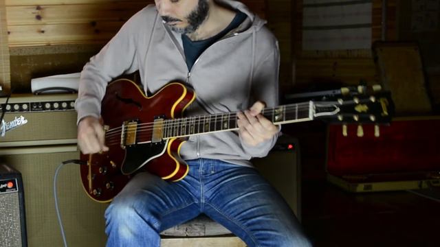 1964 Gibson ES345 vintage guitar original смотреть онлайн