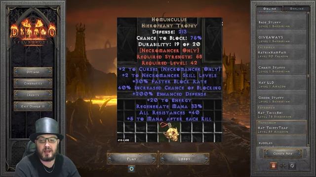 Diablo 2 Resurected - Keep it or Yeet it: SHIELDS смотреть онлайн