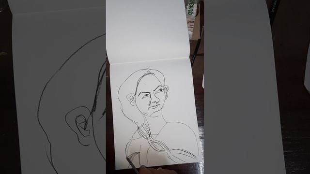 women in saree. charcoal drawing. смотреть онлайн