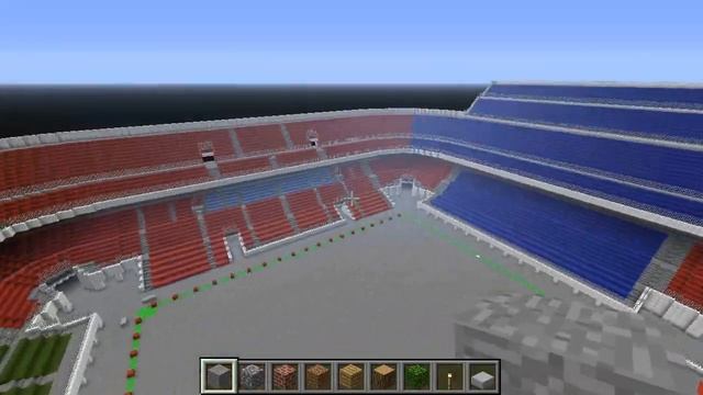 Minecraft Megabuild - Inter/AC Milan Football Stadium 'San Siro' - Part 9 - смотреть онлайн