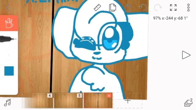 Рисую правой и левой рукой|I draw with my right and left hand смотреть онлайн