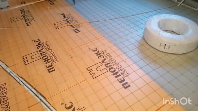 Монтаж теплого пола в частном доме своими руками. Часть первая. смотреть онлайн