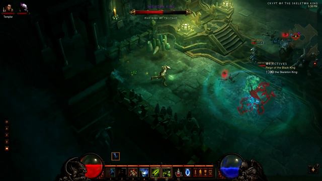 Diablo 3 - Skeleton King Solo (Hell Difficulty) | Level 52 Witch Doctor смотреть онлайн