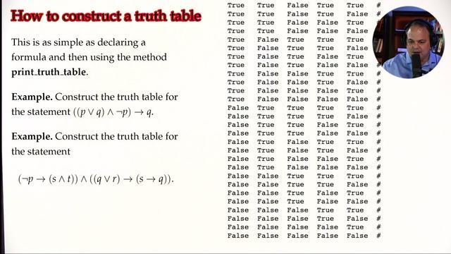 How To Construct Truth Tables (Using Python) смотреть онлайн