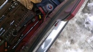 VW Т5 MULTIVAN 2.5TDI  AXE замена помпы.