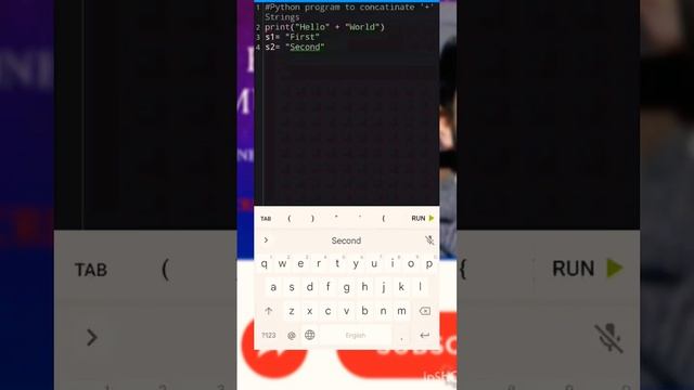 #python String or Text Concatenation смотреть онлайн