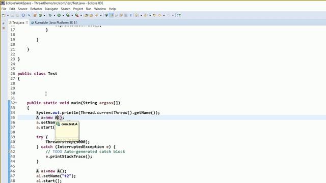 Multi Threading Part-7 | Thread Program | Thread Creation By Class | Thread In Java Hindi - 148 смотреть онлайн