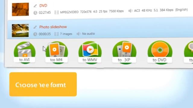 Free Video Converter Convert Video to AVI, MP4, WMV, 3GP, DVD смотреть онлайн