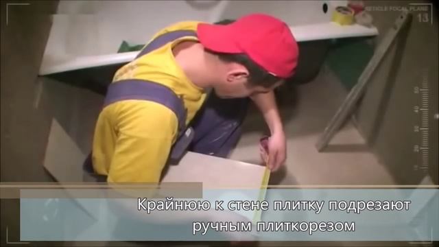 Облицовка стен керамической плиткой – как класть плитку на стену смотреть онлайн