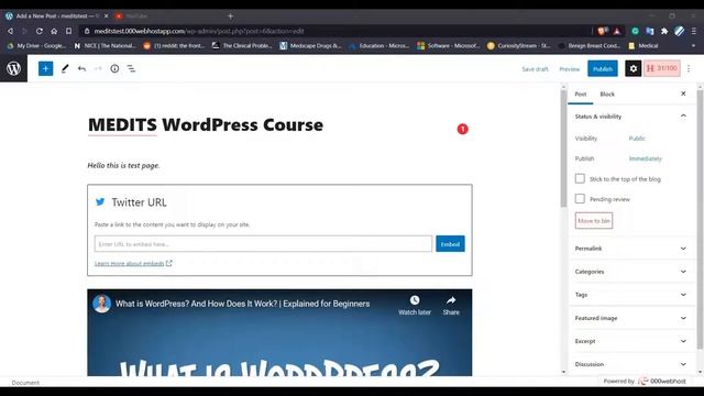 WordPress Dashboard & Post Management | Learn WordPress Course | Day 02 смотреть онлайн