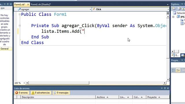 Manejo de ListBox, Visual Basic .net смотреть онлайн