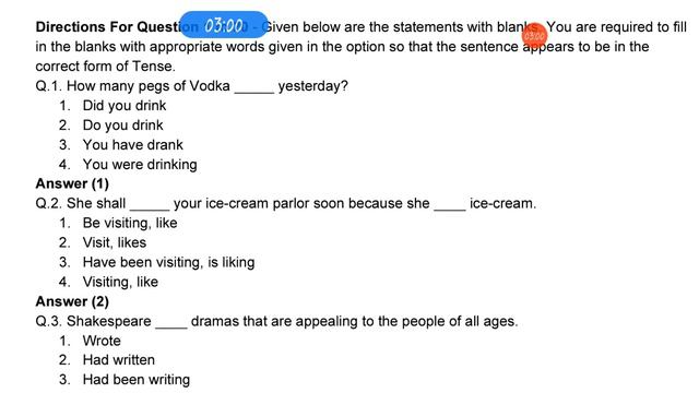 How to solve Tenses in N. T. T. exam punjab|| Tenses in N. T. T. || Tenses examples смотреть онлайн