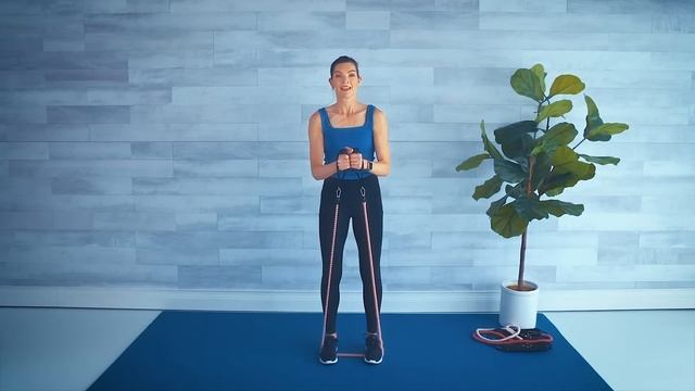 Cardio & Strength with Resistance Bands Workout for Seniors & Beginners смотреть онлайн