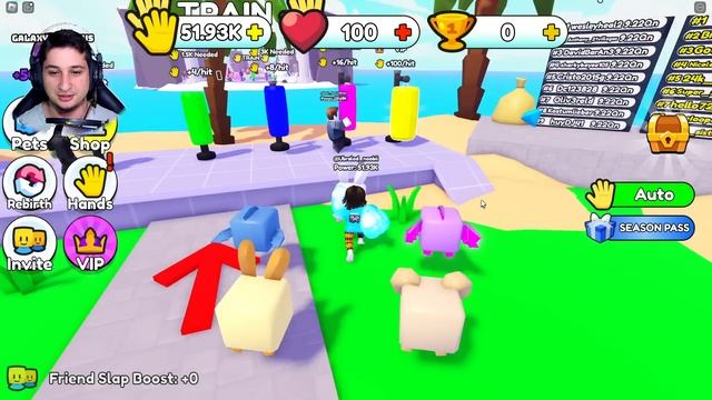 შემოარტყი და გაძლიერდი Roblox Power Slap Simulator смотреть онлайн