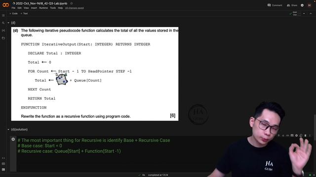 Mastering Recursion for Cambridge A Level Computer Science 9618 Paper 4 смотреть онлайн