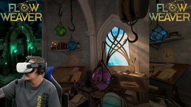 Flow Weaver | Oculus Quest 2 Gameplay | VR Fantasy Escape Room Experience | Part 1 смотреть онлайн