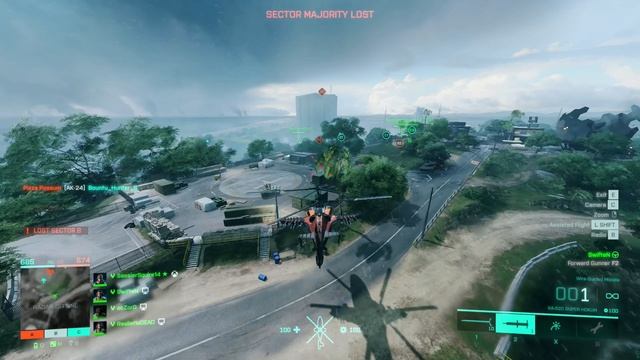 Battlefield 2042 Attack Helicopter Gameplay Hokum смотреть онлайн