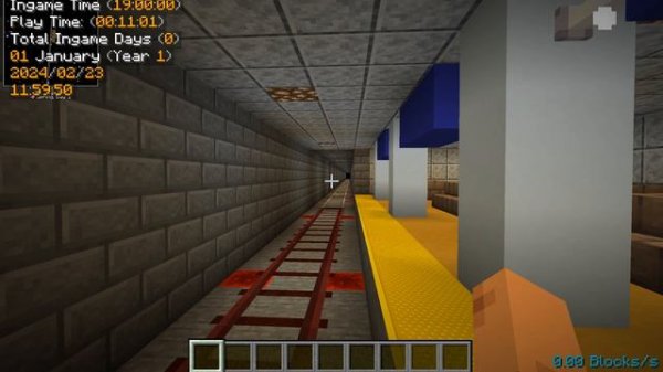 Minecraft Transit Railway 1.20.1 대형 도시 프로젝트맵