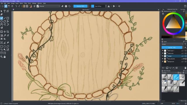 Lets Draw | HOBBIT DOOR | Speedpaint | Digital Watercolor смотреть онлайн