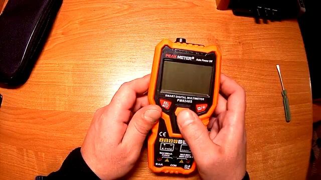 Обзор автоматического мультиметра PEAK METER PM8248S TRUE RMS смотреть онлайн